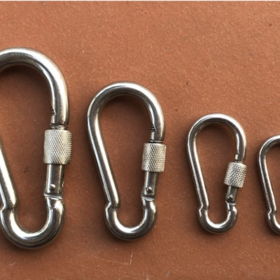 Móc khóa an toàn chốt ren Chất liệu thép mạ kẽm siêu cứng không gỉ an toàn bền bỉ chắc chắn