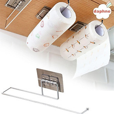 Thanh Treo Inox 304 Treo Cuộn Giấy, Khăn, Vật Dụng Đa Năng Kèm Miếng Dán