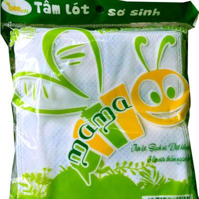  Combo 3 bịch tấm lót xu sơ sinh cao cấp Mama cho bé (Bịch 30 miếng)