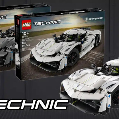 LEGO - TECHNIC - 42184 - Siêu xe Koenigsegg Jesko Absolut White