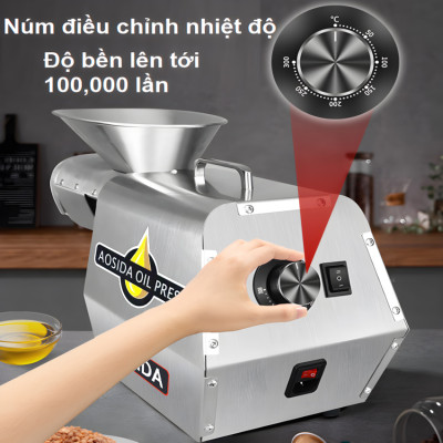 Máy ép dầu thực vật Nóng và Lạnh dùng trong gia đình hoặc nhà hàng thương hiệu Anh Quốc AOSIDA WF-J168 - Hàng Chính Hãng