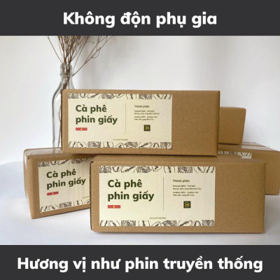Cà Phê rang xay Phin Giấy Big Dream blend 80% Robusta và 20% Arabica Cafe nguyên chất pha phin đậm hương vị truyền thống