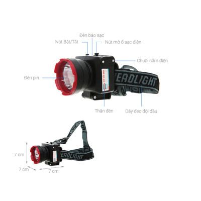 Đèn Pin Đội Đầu Sunhouse Cỡ Nhỏ She 5012