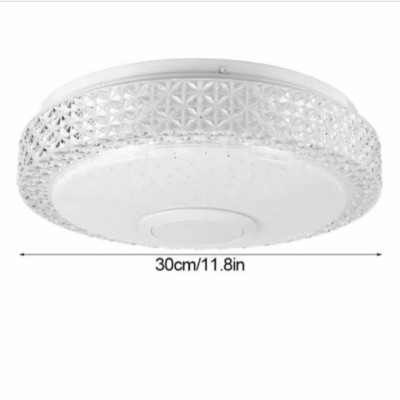 ĐÈN ỐP TRẦN CÓ LOA NGHE NHẠC ĐỔI MÀU SẮC CỰC ĐẸP