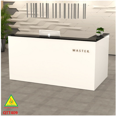 QUẦY LỄ TÂN, QUẦY TIẾP TÂN, QUẦY TÍNH TIỀN, QUẦY THU NGÂN QTT409 - Nội thất lắp ráp Viễn Đông Adv