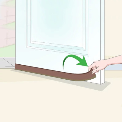 Ron Dán Chân Cửa Legaxi Keo Đỏ Cải Tiến Ngăn Bụi và Côn Trùng 25 35 45 60 110mm 