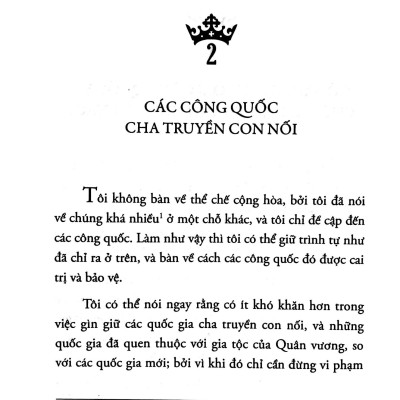 Quân Vương – Thuật Cai Trị