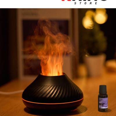 Máy phun sương tinh dầu tạo ẩm Rhino H201 dung tích 130ml, nhỏ gọn, tự động ngắt khi hết nước - Hàng chính hãng