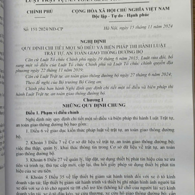 Luật Trật tự an toàn giao thông đường bộ - Hệ thống văn bản quy định chi tiết thi hành