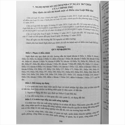 Sách Luật Đất Đai (sửa đổi, bổ sung 2024) – Và Các Văn Bản Hướng Dẫn Thi Hành Về Giá Đất, Bồi Thường, Hỗ Trợ, Tái Định Cư Khi Nhà Nước Thu Hồi Đất (V2427D)