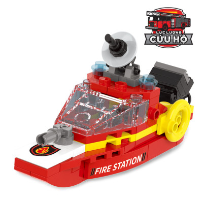 Đồ Chơi: Ghép Hình - Lực Lượng Cứu Hộ_ Cấp Cứu Đường Thủy (65 Chi Tiết) DK81180