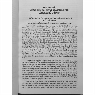 Tài Liệu Sinh Hoạt Đoàn Thanh Niên Cộng Sản Hồ Chí Minh Dành Cho Cán Bộ Đoàn (V2352T)