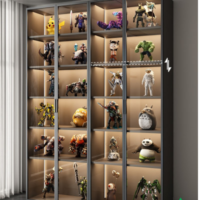 Tủ đựng túi xách cánh kính, tủ trưng bày sản phẩm cánh kính, tủ đa năng  4TTB01 - Nội thất lắp ráp Viễn Đông Adv