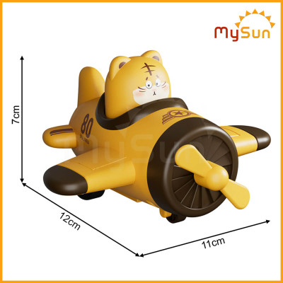 Máy bay đồ chơi mini cho bé trai chạy lên dây cót trẻ em gái MySun