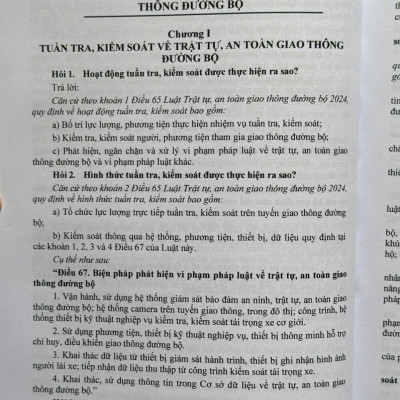 Sách Xử Phạt Vi Phạm Hành Chính Về Trật Tự, An Toàn Giao Thông Trong Lĩnh Vực Giao Thông Đường Bộ theo Nghị định 168/2024/NĐ-CP (V2559T)