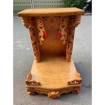 Bàn thờ thần tài ông địa gỗ gõ đỏ