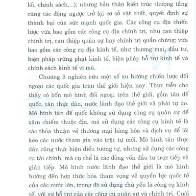 Chiến Lược Đối Ngoại Của Các Nước Lớn Trong Bối Cảnh Thế Giới Hiện Nay: Sự Kết Hợp Các Công Cụ Địa Kinh Tế Và Địa Chính Trị