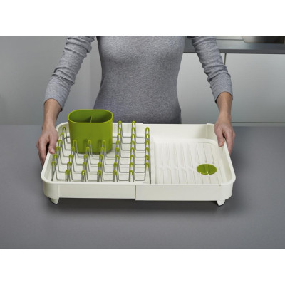 Kệ để chén đĩa cao cấp Joseph Joseph Trắng 850710 - Extend Expandable Dish Drainer
