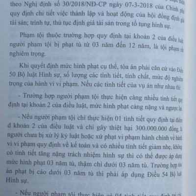 Bình luận Bộ luật Hình sự năm 2015 (Phần hai-Các tội phạm), Chương XVIII, Mục 3: xâm pham trật tự quản lý kinh tế