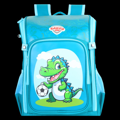 Ba Lô Học Sinh Kid Bingo Kèm Bóp Viết - Sakos SBO020SDNG00 - Soccer Dino