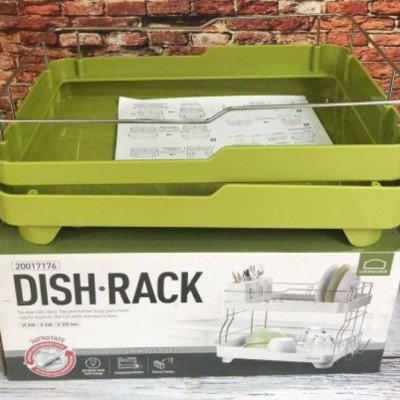 Kệ Úp Chén Bát (Chén Dĩa) 2 Tầng Cao Cấp LDR2001 (cam kết hàng chính hãng)