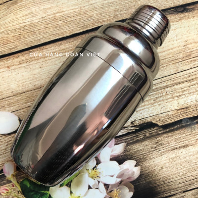 Bình Lắc Shaker Inox Dày 750cc/ 550cc - Pha Chế Cocktail , Trà Sữa