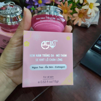 Kem Nám Trắng Da Mờ Thâm Se Khít Lỗ Chân Lông (Kem Nén) 15g E5