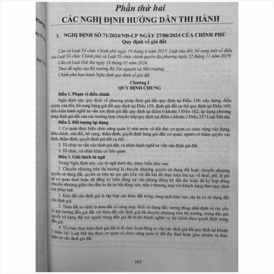 Sách Tổng Hợp Luật Đất Đai năm 2024 và Các Nghị Định, Thông Tư Hướng Dẫn Thi Hành - V2489D