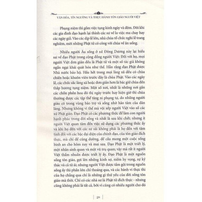 Văn Hóa, Tín Ngưỡng Và Thực Hành Tôn Giáo Người Việt
