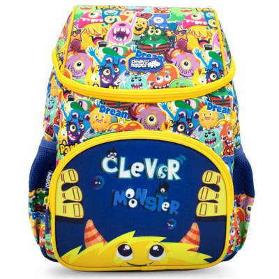 Ba Lô Clever Hippo Hoodie - Clever Monster - BM3105 - Màu Vàng