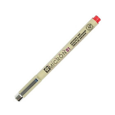 Bút Đi Nét Sakura Pigma Micron 01 XSDK01#19 - Màu Đỏ