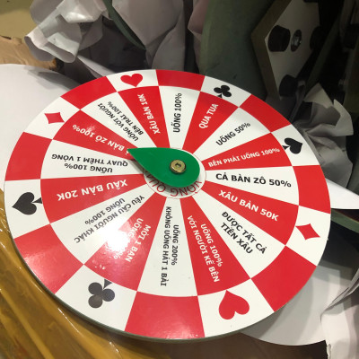 Vòng quay ăn nhậu dành cho giới trẻ siêu hot