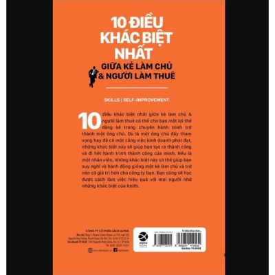 Sách 10 Điều Khác Biệt Nhất Giữa Kẻ Làm Chủ Và Người Làm Thuê - Alphabooks - BẢN QUYỀN