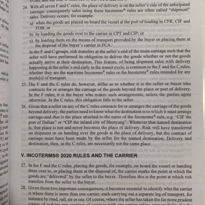  Incoterms 2020 - Quy tắc của ICC về sử dụng các điều kiện thương mại quốc tế và nội địa (Song ngữ Anh - Việt)