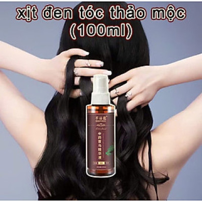 Chai xịt đen từ sâu bên trong giúp tóc mọc đen từ chân tóc không phải thuốc nhuộm