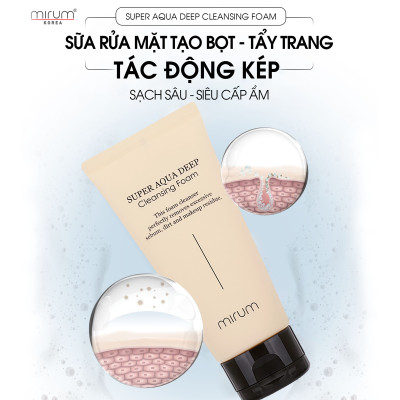 Sữa Rửa Mặt Mirum Tạo Bọt Làm Sạch Và Giữ Ẩm 120ml