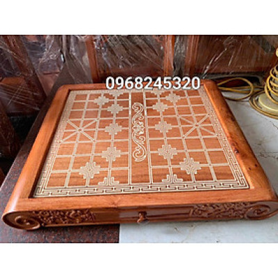Bàn cờ tướng bằng gỗ hương đá tuyệt đẹp kt 55×60×8cm