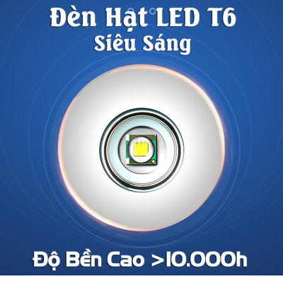 Đèn Pin Led Siêu Sáng Mini Có Sạc USB Có Hỗ Trợ Sạc Dự Phòng Lại Cho Điện Thoại Khẩn Cấp - Hàng Chính Hãng