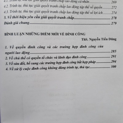 Bình Luận Những Điểm Mới  Của Bộ Luật Lao Động Năm 2019