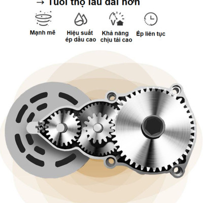 Máy ép dầu ăn thực vật nóng và lạnh dùng trong gia đình thương hiệu Anh Quốc cao cấp AOSIDA 999A - Công suất 1000W - Hàng nhập khẩu