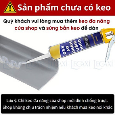 Miếng dán cầu thang bậc thềm chống trượt hình chữ L bám dính chống thấm nước ma sát lớn Legaxi