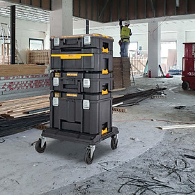 THÙNG ĐỰNG ĐỒ NGHỀ 5 NGĂN TSTAK (450X490X940)MM DEWALT DWST83412-1 - HÀNG CHÍNH HÃNG