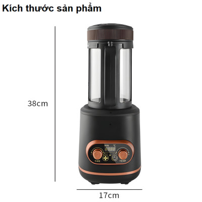 Máy rang hạt cà phê công nghệ gia nhiệt không khí thương hiệu Cafemasy CCR-1209R2 - Hàng Nhập Khẩu