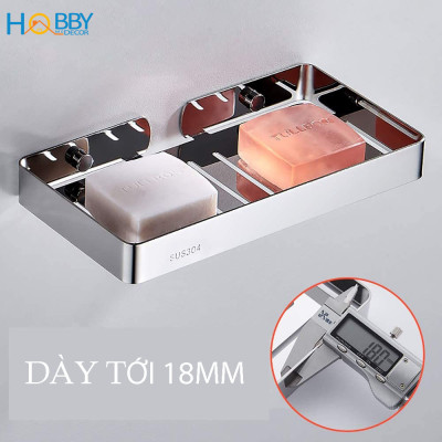 Kệ đựng xà phòng loại lớn inox 304 dán tường Hobby Home Decor SB6