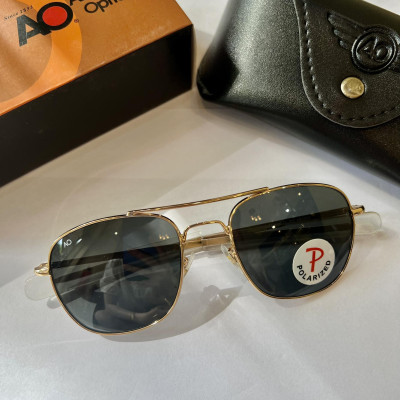 Kính râm nam Cơn Ao Tròng thủy tinh phân cực cao cấp