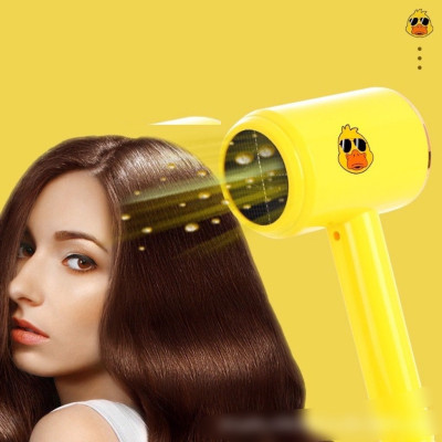 Sấy tóc con vịt vàng mini , phụ kiện làm đẹp không thể thiếu của chị e phụ nữ