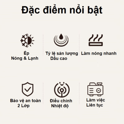 Máy ép dầu ăn thực vật Nóng và Lạnh thương hiệu Mỹ Septree Z5 - Công suất 1100W - Hàng chính hãng (BH 1 NĂM)