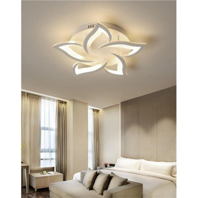 Đèn trần Acrylic cánh hoa trang trí nội thất hiện đại sang trọng 