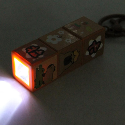 Móc Khóa Nhựa Capybara Có Đèn - WanLongDa 853