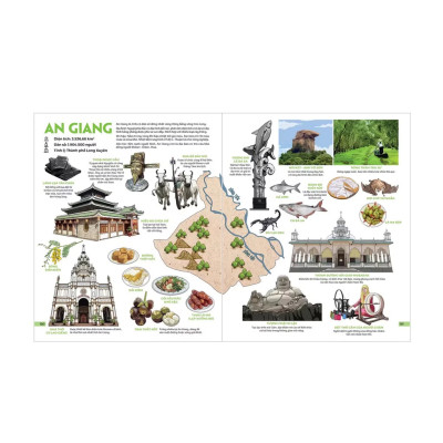 Đất Nước Gấm Hoa - Ấn Bản Lưu Dấu 63 Tỉnh Thành - Kim Đồng